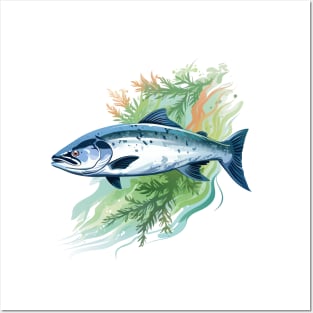 Pacific Northwest Salmon Posters and Art